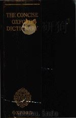 THE CONCISE OXFRLD DICTIONARY OF CURRENT GENLISH（1963 PDF版）