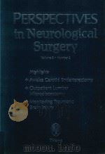 PERSPECTIVES IN NEUROLOGICAL SURGERY VOLUME 8 NUMBER 2（1997 PDF版）