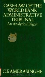 Case-law of the world bank administrative tribunal（1989 PDF版）