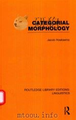 CATEGORIAL MORPHOLOGY（1984 PDF版）