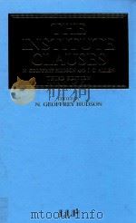 The Institute Clauses（1999 PDF版）