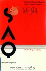 THE SOUTH ATLANTIC QUARTERLY VOLUME 86 NUMBER 4（1987 PDF版）