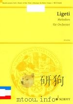 MELODIEN FUR ORCHESTER ED 6334（ PDF版）