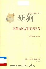 EMANATIONEN PARTITUR SCORE（ PDF版）