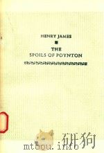 THE SPOILS OF POYNTON   1987  PDF电子版封面    HENRY JAMES 