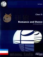 RMOMANCE AND DANCE FOR SRTING ORCHESTRA PDF电子版封面 CHEN YI