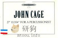 27 10.554 FOR A PERCUSSIONIST（ PDF版）