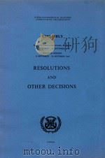 Resolutions and Other Decisions Second Extraordinary Session 10 September-15 September 1964 Fourth S 1974 PDF电子版封面