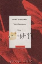 Chain 2 dialogue for violin and orchestra（1958 PDF版）