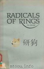 RADICALS OF RINGS 1981 PDF电子版封面 F.A.SZASZ