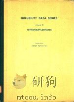 SOLUBILITY DATA SERIES VOLUME 18 TETRAPHENYLBORATE 1981 PDF电子版封面 OREST POPOVYCH