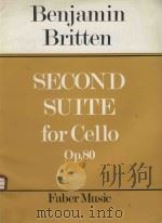 Second suite for cello Op.80 1974 PDF电子版封面