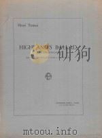 Highland's ballad 1967 PDF电子版封面 Henri Tomasi曲