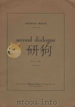 Second dialogue pour violoncelle et piano（1930 PDF版）