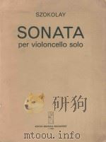 Sonata 1980 PDF电子版封面