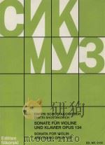 Sonata for Violin and Piano Opus.134（1969 PDF版）