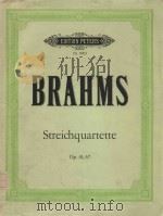 Streichquartette op.51.67 PDF电子版封面 Brahms曲