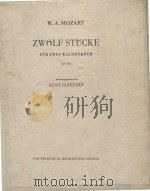 Zwolf stucke PDF电子版封面 W.A.Mozart曲