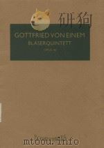 Blaserquintett opus46 1977 PDF电子版封面