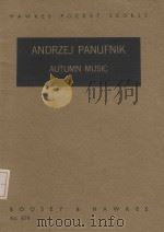 Autumin music   1971  PDF电子版封面     