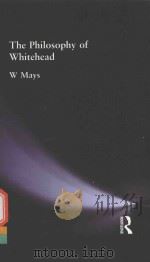 THE PHILOSOPHY OF WHITEHEAD（1959 PDF版）