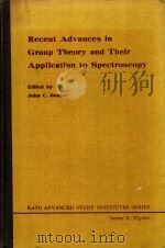 RECENT ADVANCES IN GROUP THEORY AND THEIR APPLICATION TO SPECTROSCOPY（1979 PDF版）
