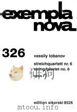 Streichquartett nr.6 string quartet No.6 opus77（ PDF版）