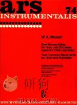 ars instrumentalis PDF电子版封面 w.a.mozart