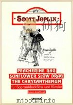 Peacherine rag sunflower slow drag the chrysanthemum fur sopranblock flote und klavier（ PDF版）