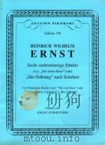 sechs mehrstimmige etuden (ua.Die letzte Rose     PDF电子版封面     