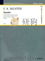 sonate fur flote (violine)und basso contino for flute (violin) and basso contino（ PDF版）