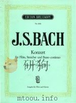 KONZEMT FUR FLOTE STREICHER UND BASSO CONTINUO E-MOLL（ PDF版）
