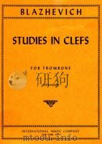 Studies in Clefs for Trombone 1957 PDF电子版封面 Vladislav Blazhevich