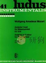 Andante in F minor for Wind Quintet 1957 PDF电子版封面