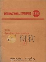 INTERNATIONAL STANDARD TC34 AGRICULTURAL FOOD PRODUCTS 2（1977 PDF版）