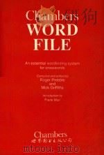 Chambers word file: an essential wordfinding system for crosswords Second Edition（1991 PDF版）