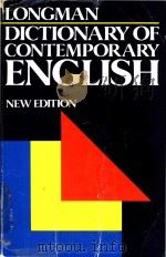 Longman dictionary of contemporary English New Edition 1987 PDF电子版封面 0582842239