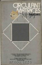 Circulant matrices（1979 PDF版）