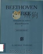 BEETHOVEN WERKE ABTEILUNG III.BAND 3 KLAVIERKONZERTE II（1996 PDF版）