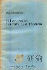 13 lectures on Fermat's last theorem（1979 PDF版）
