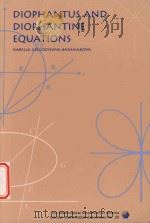 Diophantus and diophantine equations 1997 PDF电子版封面 0883855267