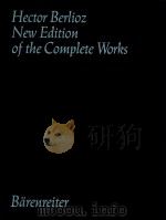 HECTOR BERLIOZ NEW EDITION OF THE COMPLETE WORKS VOLUME 9 GRANDE MESSE DES MORTS（1978 PDF版）