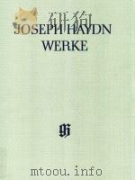 JOSEPH HAYDN WERKE REIHE Ⅲ BAND 3 KONZERTE FUR EIN BLASINSTRUMENT UND ORCHESTER 1985 PDF电子版封面