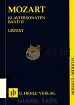 KLAVIERSONATEN BAND Ⅱ STUDIEN-EDITION PDF电子版封面 W.A.MOZART ERNST HERTTRICH HAN