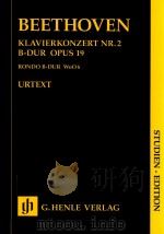 KLAVIERKONZERT NR.2 B-DUR OPUS 19 RONDO B-DUR WOO 6 STUDIEN-EDITION（ PDF版）