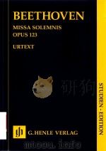 MISSA SOLEMNIS OPUS 123 STUDIEN-EDITION（ PDF版）