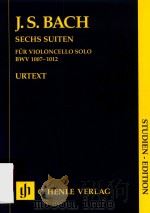 SECHS SUITEN FUR VIOLONCELLO SOLO BWV 1007-1012 STUDIEN-EDITION（ PDF版）