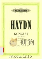 KONZERT FUR KLAVIER UND ORCHESTER HOB.ⅩⅤⅢ: 11 D-DUR PDF电子版封面 JOSEPH HAYDN AUSGABE FUR ZWEI