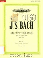 DIE KUNST DER FUGE BAND Ⅱ: SPATERE FASSUNG DES ORIGINALDRUCKS THE ART OF FUGUE VOL.Ⅱ: LATER VERSION（ PDF版）