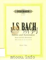 SUITEN UND SUITENSATZE FUR KLAVIER ZU ZWEI HANDEN PDF电子版封面